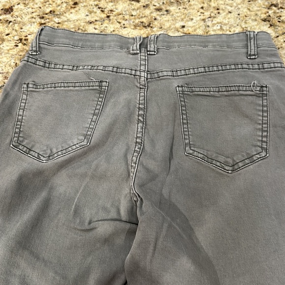 Easel gray size L stretch jeans with detailed stitching - Picture 4 of 7